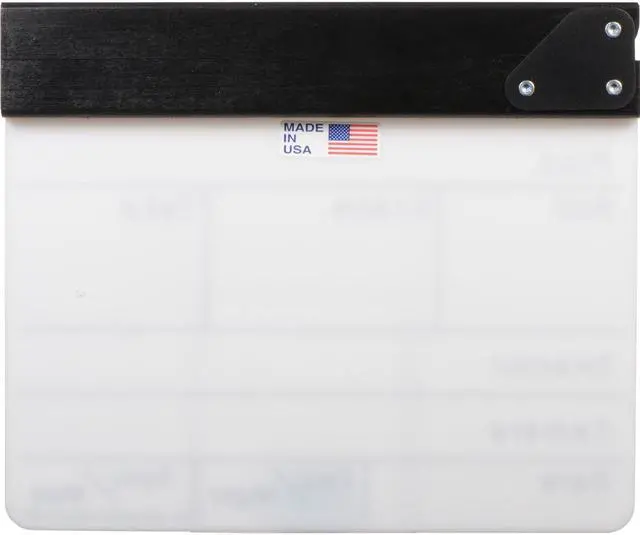 Alt view image 3 of 3 - Alan Gordon Enterprises Color Combo Scene Clapper Slate with Pouch and Marker