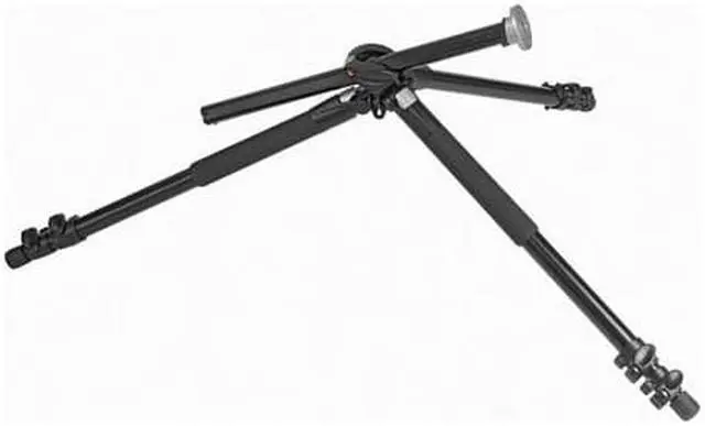 Alt view image 4 of 5 - Manfrotto 055XPRO3 3-Section Aluminum Tripod, Bundle with 410 Junior Geared Head