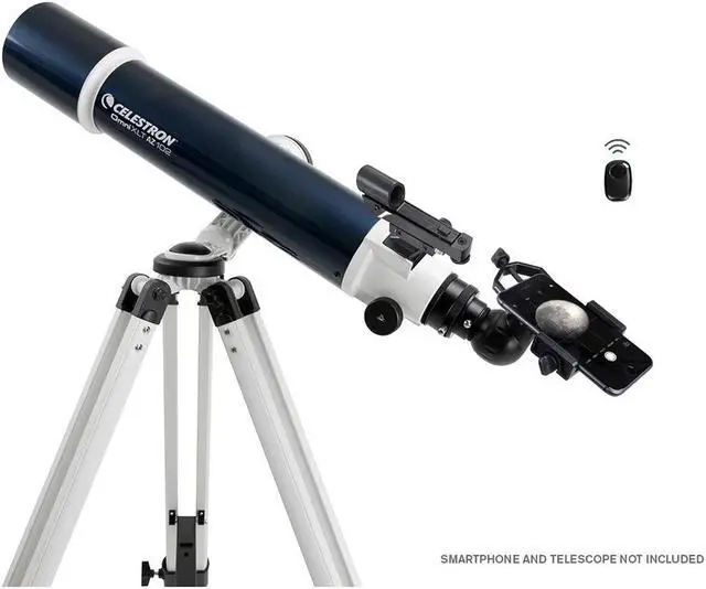 Alt view image 4 of 7 - Celestron 1.25" Smartphone Adapter DX Kit with Bluetooth Shutter Remote