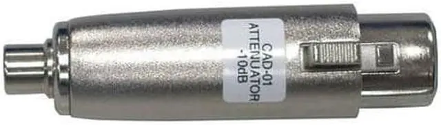 Main image of Datavideo XLR to RCA Attenuator, One Pair #CAD-01