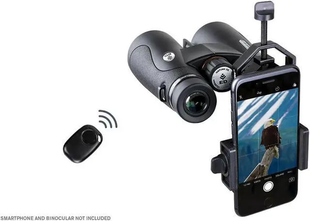 Alt view image 5 of 7 - Celestron 1.25" Smartphone Adapter DX Kit with Bluetooth Shutter Remote