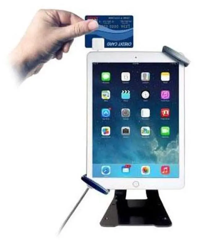 Alt view image 17 of 20 - Universal Anti-theft Security Grip Holder with Stand for Tablets