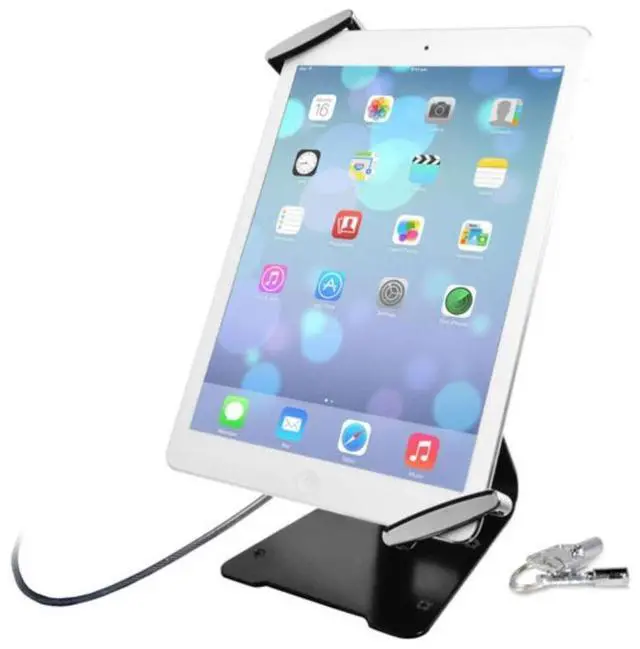 Alt view image 15 of 20 - Universal Anti-theft Security Grip Holder with Stand for Tablets