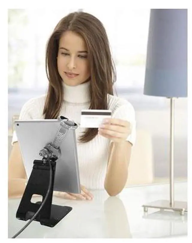 Alt view image 19 of 20 - Universal Anti-theft Security Grip Holder with Stand for Tablets