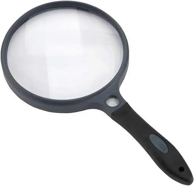 Alt view image 4 of 10 - Carson Optical SG-14 SureGrip Handheld Magnifier