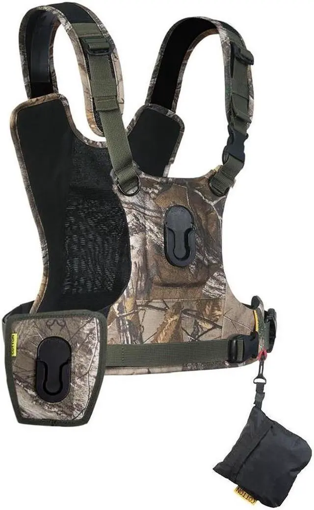 Main image of Cotton Carrier G3 Harness System for 2x DSLR Camera, Realtree Xtra Camo #147CAMO