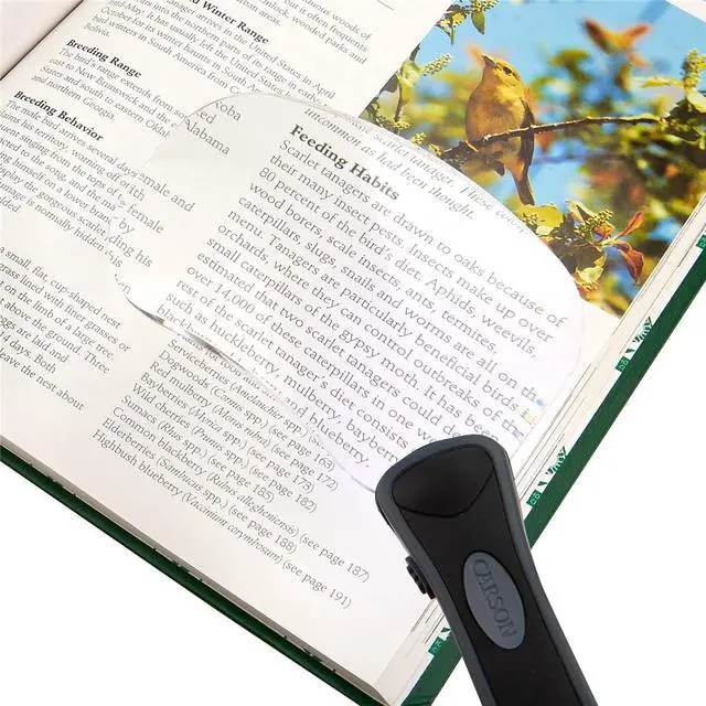Alt view image 5 of 9 - Carson Optical RM-77 Rectangle Rim Free Magnifier