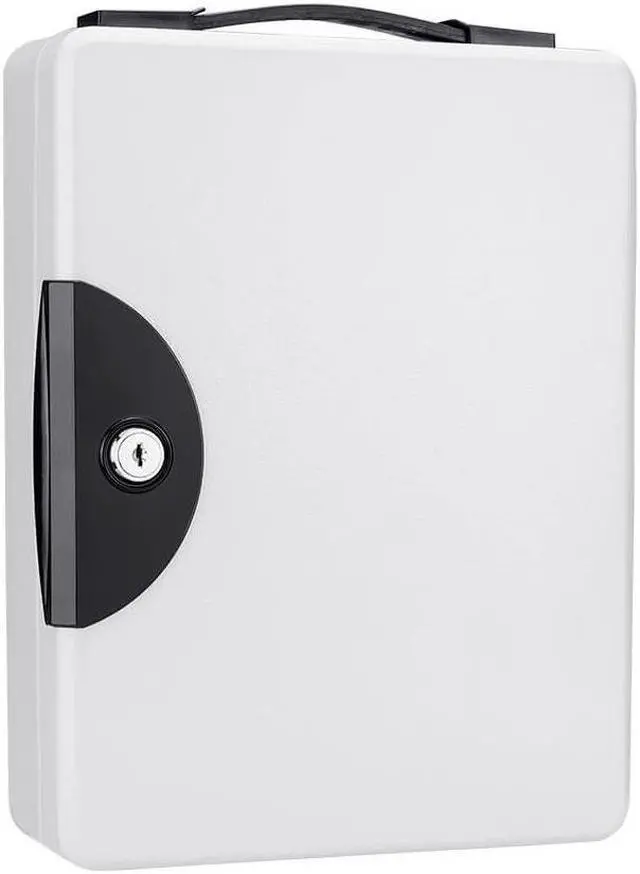 Alt view image 7 of 10 - BARSKA OPTICS CB12948 BARSKA OPTICS CB12948 50 Keys Lock Box Grey W/ Carrying Handle