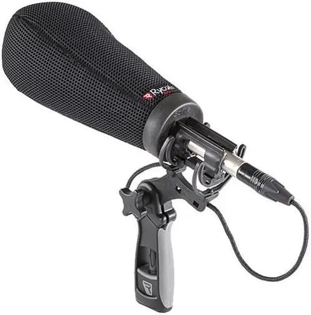 Alt view image 3 of 8 - Rycote Medium Hole Softie Lyre Mount & Pistol Grip #033702