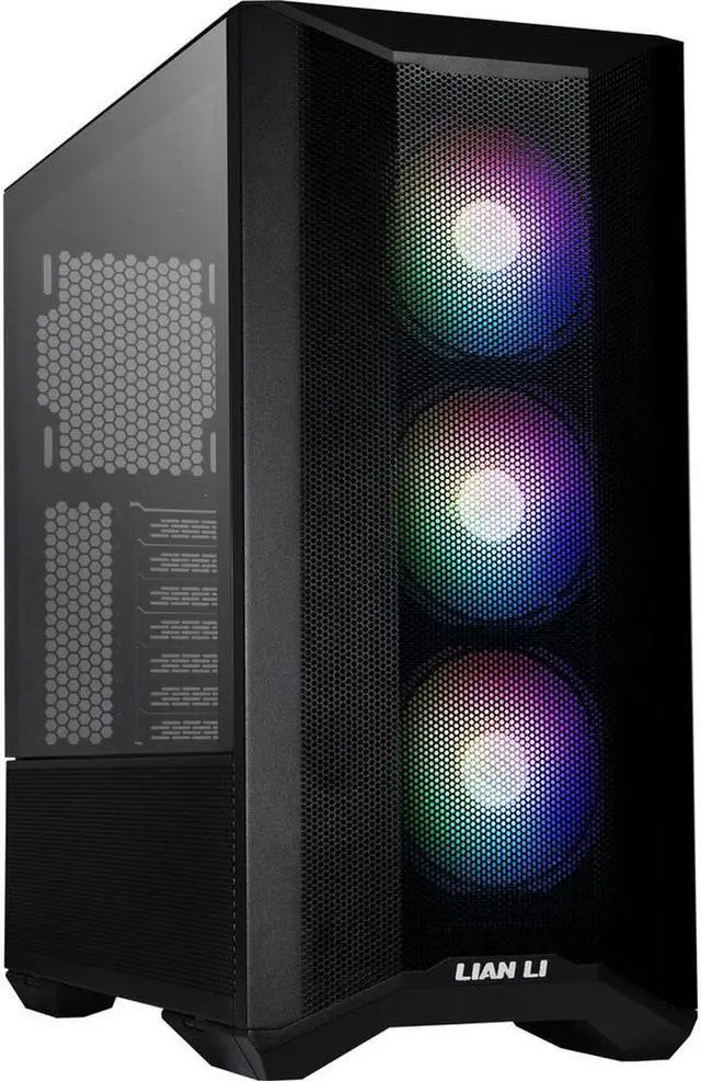 Alt view image 8 of 11 - LIAN LI LANCOOL II MESH RGB BLACK Tempered Glass ATX Case - Black Color - LANCOOL II MESH RGB-X