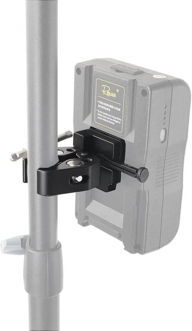 Alt view image 2 of 6 - CAMVATE Super Crab Clamp with Universal V-Lock Mount Quick Release Adapter