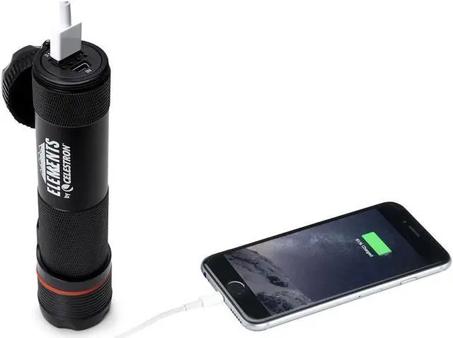 Alt view image 5 of 5 - Celestron Elements ThermoTorch 3 Astro Red Flashlight #94556
