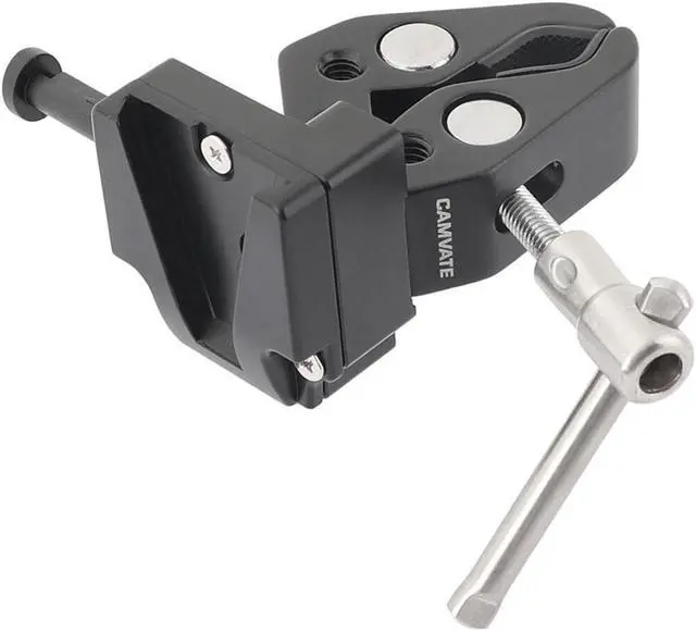 Alt view image 3 of 6 - CAMVATE Super Crab Clamp with Universal V-Lock Mount Quick Release Adapter