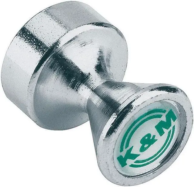 Alt view image 2 of 2 - K&M 11581 Zinc Coated Power Magnet, Adheres Sheet Music to Stand, 10 Pieces