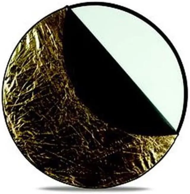Alt view image 8 of 19 - Westcott Collapsible 5-in-1 Reflector with Gold Surface (20")