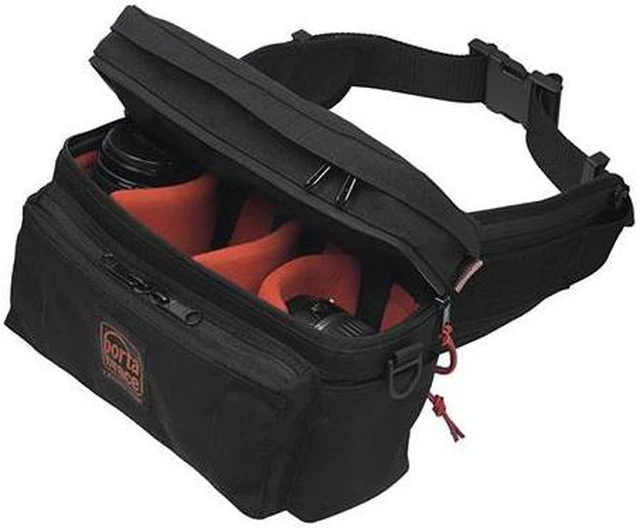 Alt view image 3 of 4 - Porta Brace HIP-3LENS Hip-Pack Case for Up to 3 Lenses