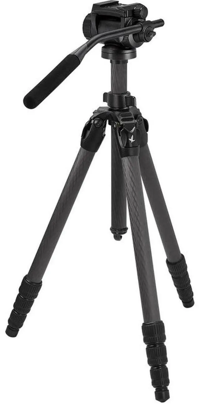 Main image of Swarovski Optik CCT Compact 4-Section Carbon Fiber Tripod with CTH Compact Video Head