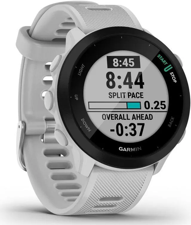 Alt view image 3 of 5 - Garmin Forerunner 55, White | Smart Watch 010-02562-01