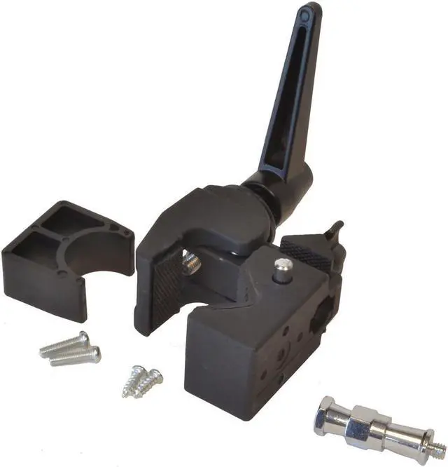 Alt view image 4 of 4 - Bescor Grip-182K Gripper Gooseneck Bi-Color 2-Light Kit, Includes 2x FP-180 Dimmable LED Light, 2x Gooseneck Arm, 2x Gripper Clamp, 2x AC-180 Power Supply and 2x LS-180 Light Stand