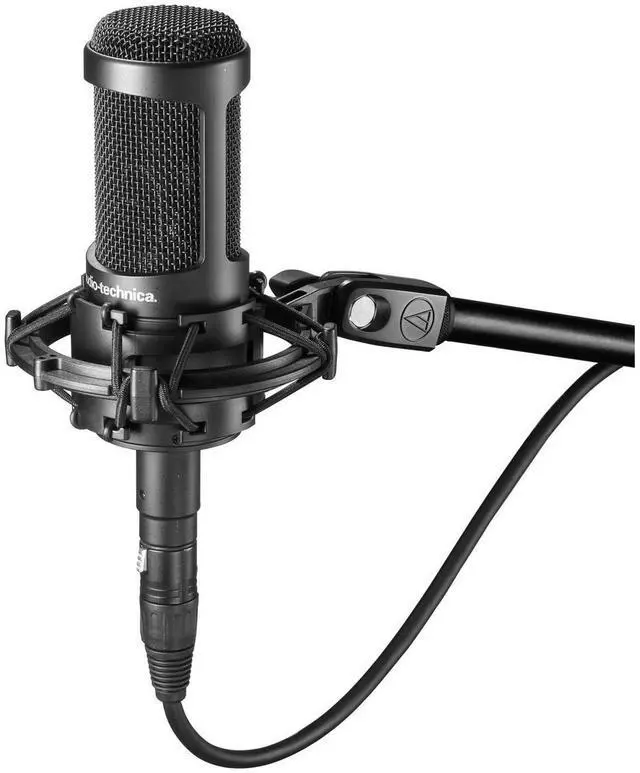 Alt view image 5 of 6 - Audio-Technica AT2035 Cardioid Condenser Side-Address Mic W/Pop Filter / Cable
