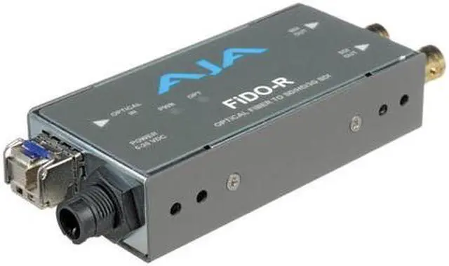 Main image of AJA FiDO-R Single-channel Optical Fiber to SD/HD/3G SDI Converter with Dual SD/HD/3G SDI Outputs