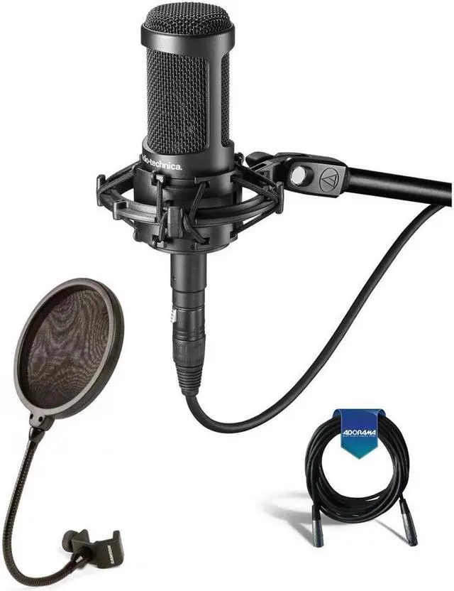 Main image of Audio-Technica AT2035 Cardioid Condenser Side-Address Mic W/Pop Filter / Cable