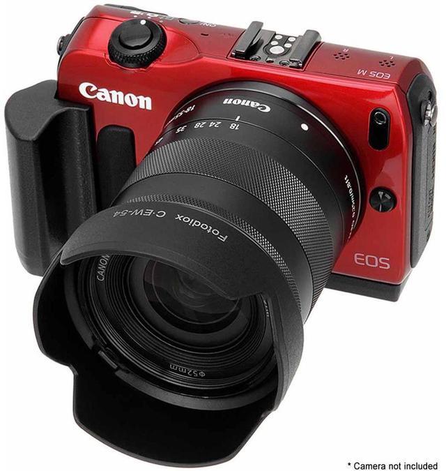 Alt view image 5 of 7 - Fotodiox EW-54 Bayonet Lens Hood for Canon EF-M 18-55mm f/3.5-5.6 IS STM Lens