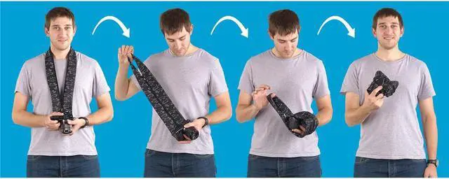 Alt view image 5 of 7 - miggo Strap and Wrap for Digital Camera - Red / Black #MW SR-CSC BR 50