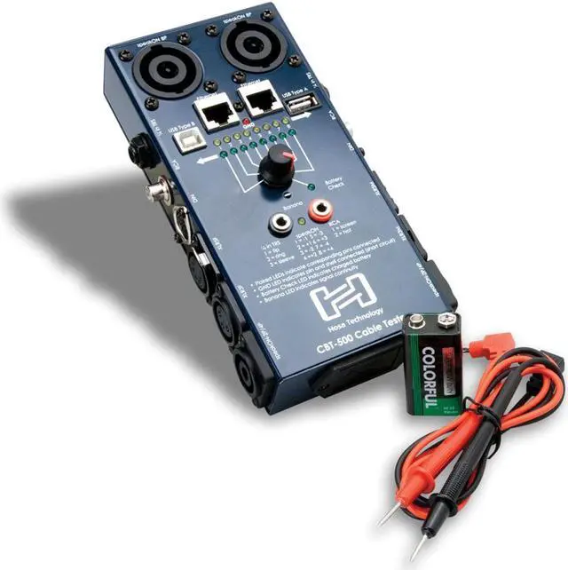 Alt view image 8 of 9 - Cbt-500 Audio Cable Tester Continuity Test Battery Check