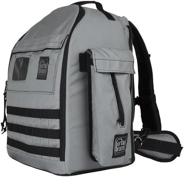 Alt view image 4 of 6 - Porta Brace PortaBrace DJI Drone Backpack Back Pack Professional Video Equipment Case, Silver (BK-Phantom 4)