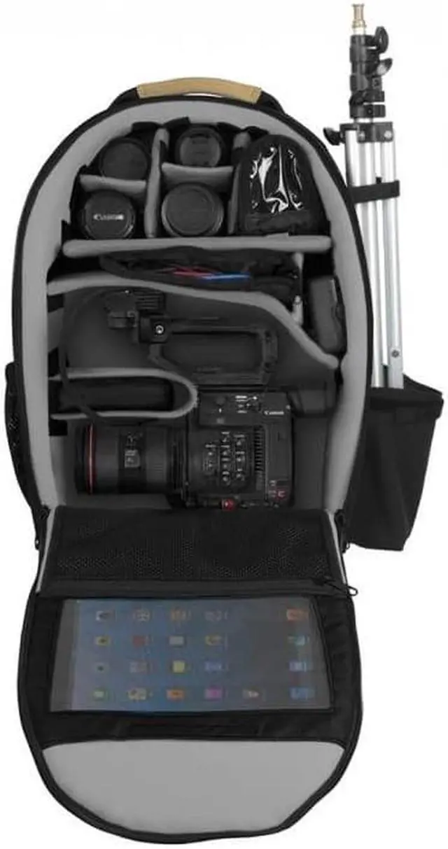 Alt view image 3 of 4 - Porta Brace Lightweight, Rigid-Frame Backpack for Canon EOS C200 #BK-C200