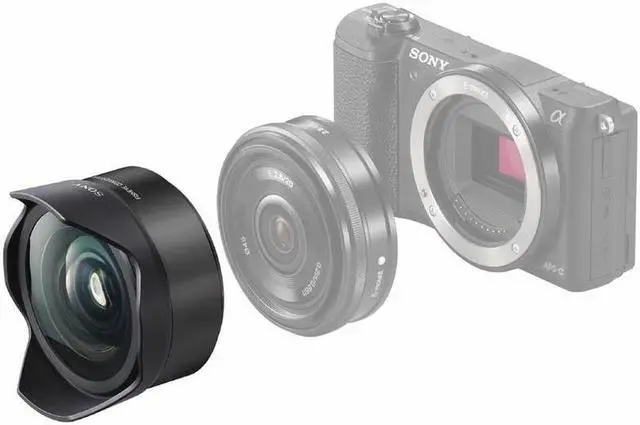 Alt view image 8 of 11 - Sony VCL-ECF2 Fisheye Converter For SEL16F28 and SEL20F28