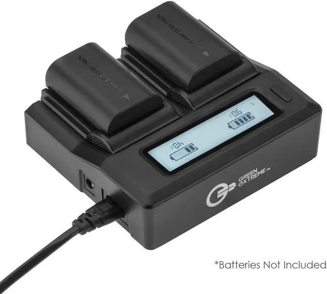 Alt view image 4 of 7 - Green Extreme Dual Smart Charger with LCD Screen for Canon NB-13L #GX-CH2-NB13L