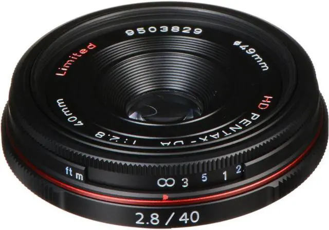 Main image of Pentax K-Mount HD DA 40mm f/2.8 40-40mm Fixed Lens for Pentax KAF (Limited Black)