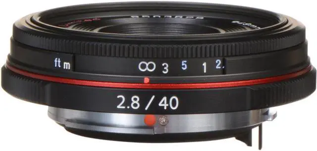 Alt view image 2 of 7 - Pentax K-Mount HD DA 40mm f/2.8 40-40mm Fixed Lens for Pentax KAF (Limited Black)