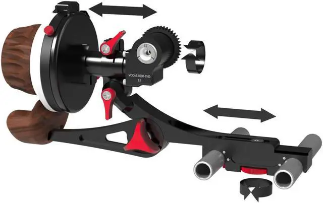 Alt view image 3 of 4 - vocas 1:1.75 ratio gear unit for mfc-2 follow focus system