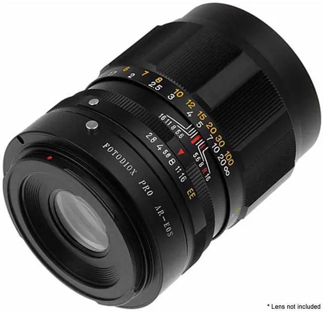 Alt view image 4 of 6 - Fotodiox Pro Mount Adapter with 1.4x Multi-Coated Focusing Correction Lens for Konica AR Lens to Canon EOS EF-Mount Camera, No Focus Confirmation Chip