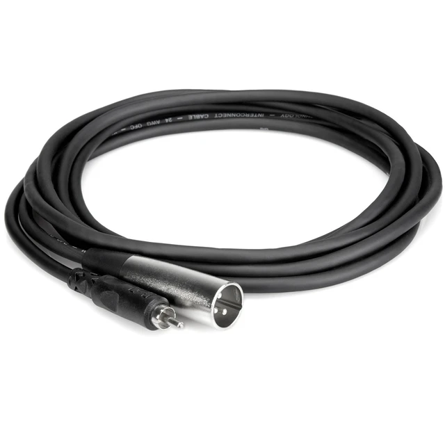 Alt view image 3 of 4 - Hosa Technology 2' 3 Pin XLR Male to RCA Male Audio Interconnect Cable. #XRM102