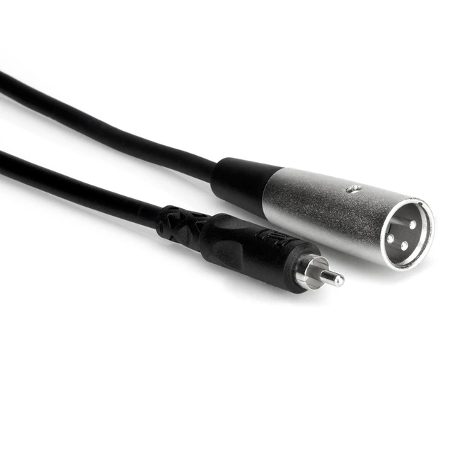 Alt view image 4 of 4 - Hosa Technology 2' 3 Pin XLR Male to RCA Male Audio Interconnect Cable. #XRM102