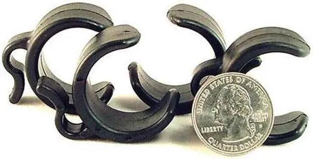 Main image of WindTech CC-3 Microphone Stand Cable Clips for 1 to 1-1/4" Tubes, 4 Piece/Pack