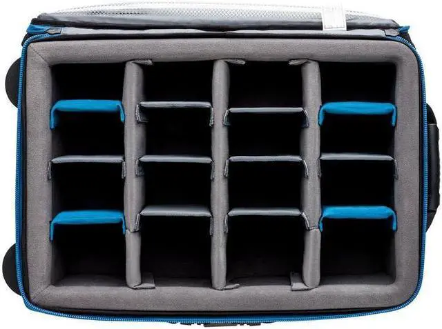 Alt view image 4 of 6 - Tenba Attache 2214W Transport Air Wheeled Case for DSLR Camera, 7 Lenses & Flash, Black