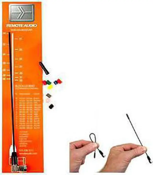 Main image of Remote Audio Miracle Whip UHF Antenna Kit with SMA Right Angle Connector