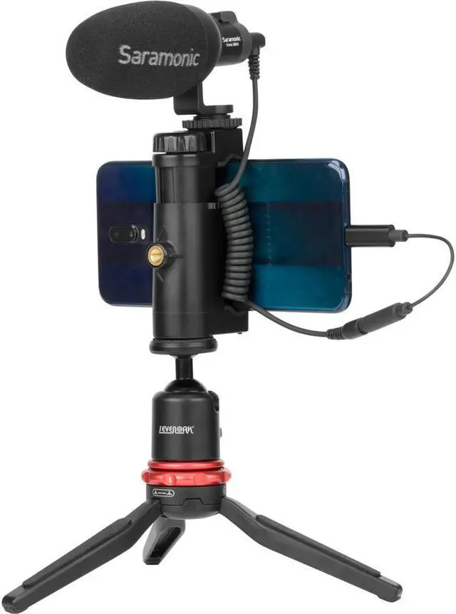 Alt view image 8 of 14 - Saramonic 3" Short USB Type-C Male to Female 3.5mm TRS Adapter Cable SR-C2003