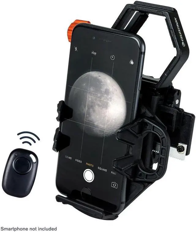 Main image of Celestron NexGO 2-Axis Universal Smartphone Adapter Kit with Bluetooth Remote Shutter Controller