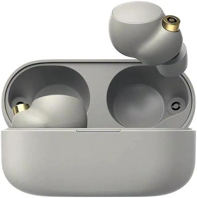 Alt view image 5 of 20 - Sony WF-1000XM4-SILVER Truly Wireless Noise Canceling In-Ear Earbuds (2021)