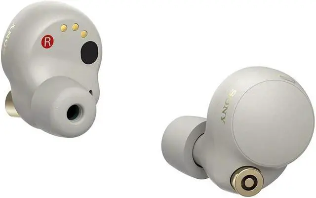 Alt view image 8 of 20 - Sony WF-1000XM4-SILVER Truly Wireless Noise Canceling In-Ear Earbuds (2021)