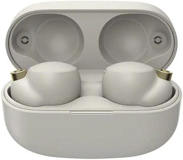 Alt view image 9 of 20 - Sony WF-1000XM4-SILVER Truly Wireless Noise Canceling In-Ear Earbuds (2021)