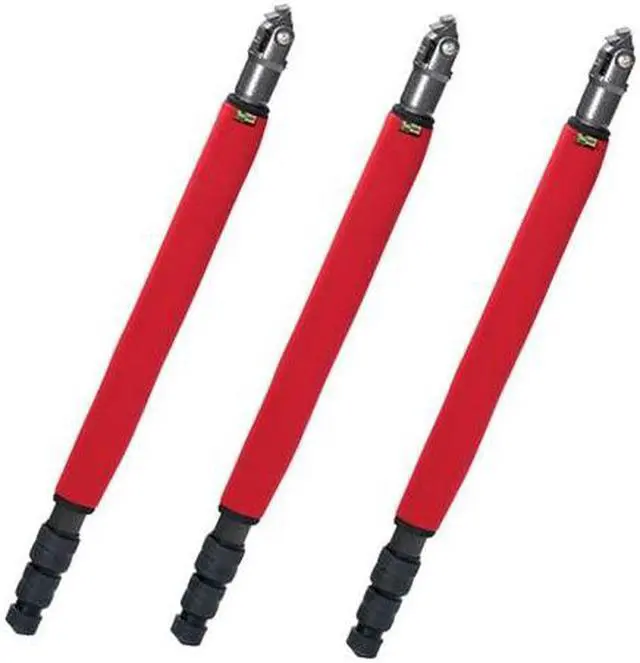 Main image of LensCoat LegCoat Wraps 514 Red (set of 3) for Gitzo Series 4 and 5 Tripods or Others with Upper Leg 37-43.2mm Diameters and are 14.75" (37.47cm) long