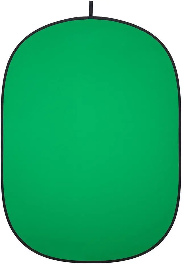 Alt view image 5 of 7 - Westcott 5x6.5' Collapsible 2-In-1 Backdrop, Gray & Green