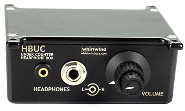 Main image of Whirlwind HBUC Under Counter Passive, Stereo Headphone Control Box